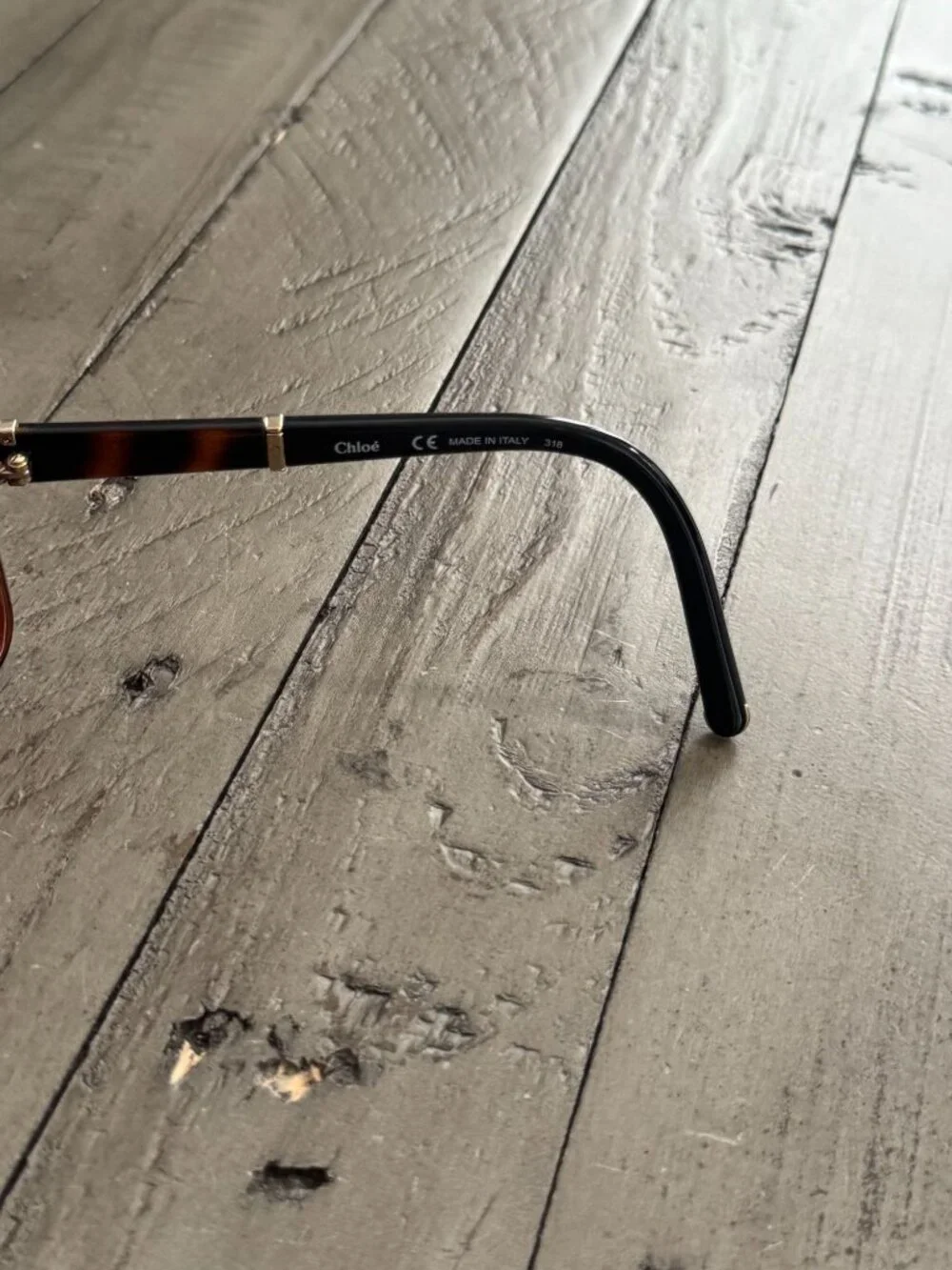 CHLOE CE680S Sunglasses Oversized Square Tortoise Prescription Lenses